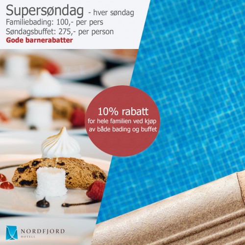 Familiebading & søndagsbuffet